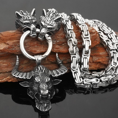 Collana uomo punk pesante
