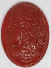 antica pietra agata faccia di