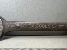 Chiave Doppia Pollici Inglese WW2 1944 Veicolo BSA  3/8 7/16 Militare Epoca