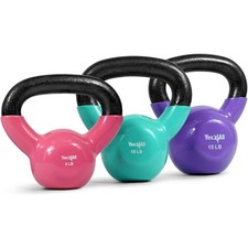 Kettlebell vinyl coated - vinyl,