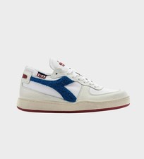 Diadora Mi Basket Row Cut Terry – Sneakers Uomo/Donna – Bianco Blu Rosso