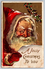 Cartolina d'epoca Natale Babbo