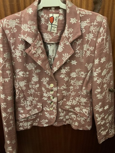 Giacca sfoderata rosa con - giacca,