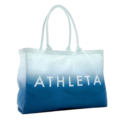 Borsa tote athleta teal ombré - tote,