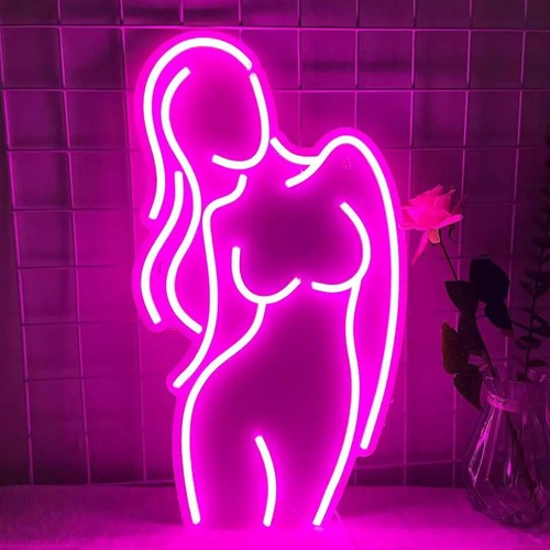 Insegna led neon donna corpo - insegna,