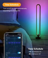 Lampada da Terra a LED per Soggiorno Dimmabile RGB Moderna e Sottile