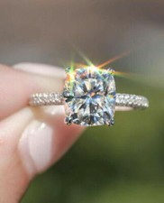 4ct taglio cuscino - 4ct,