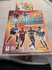 album figurine panini calciatori 2001-2002 completo degli aggiornamenti