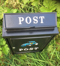 Cassetta postale acciaio nero