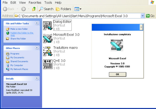 Vintage microsoft excel - vintage, for