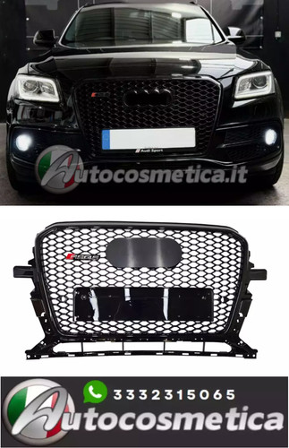 Calandra bordo nero per audi - calandra,