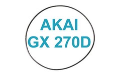 SET CINGHIE AKAI GX 270D REGISTRATORE A BOBINE BOBINA NUOVE FRESCHE GX270D 270 D