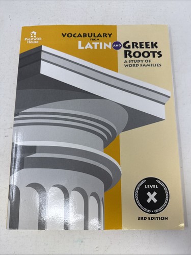 Vocabulary from latin - latin, and