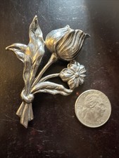 Sterling Silver Flower Bouquet
