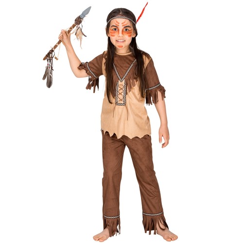 Costume bambina indiana