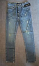 Jeans skinny indaco uomo