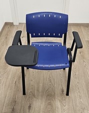 Sedie da Conferenza Impilabile Set da 10 - Blu