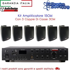 Kit Amplificatore 150W Con 3
