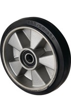 PFAFF Volante Gomma Piena Mozzi-L. Ruota 43 mm-B. Cerchio ruota 50 mm Ø 200 mm in alluminio pressofuso