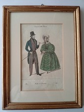 Antica Stampa Moda Francese 1838