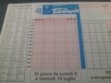Schedina Totolimpia, anno 1996