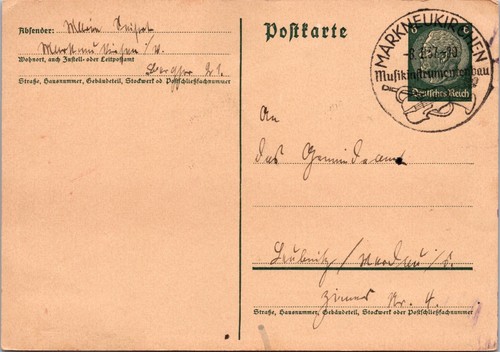 Germania 1937 cartolina - 1937,