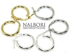 cerchi argento 925 orecchini