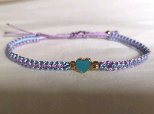 Bracciale intrecciato ciondolo - bracciale,
