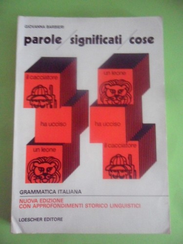 Parole significati cose - parole,
