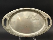 MARIO ROVERE VINI E LIQUORI BIELLA - VASSOIO PUBBLICITARIO D'EPOCA  ANNI '50/60