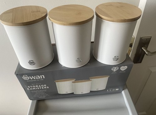 Set bidoni portaoggetti swan - 3,