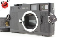 【QUASI NUOVO】 Zeiss Ikon ZM fotocamera pellicola 35 mm telemetro nero Leica M dal Giappone