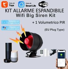 KIT 3 ANTIFURTO SENZA FILI WIFI TUYA CON SIRENA/CENTRALINA ESPANDIBILE