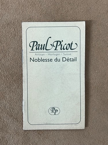 Paul picot libretto - paul, booklet