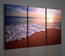 QUADRI MODERNI CABO SAN LUCAS QUADRO MODERNO MARE TRITTICO SU TELA ARREDAMENTO