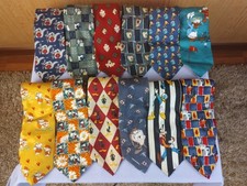 Lotto 12 cravatte cartoni