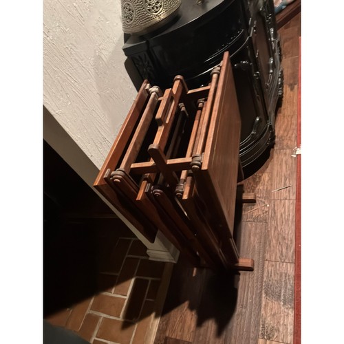 Vintage solid wood folding - , tv