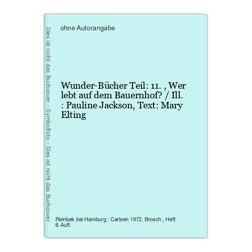 Wunder bücher teil wer - 11.,,