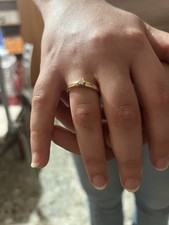 Anello di fidanzamento - 14 carati Oro Giallo - Con Pietra