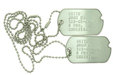 Targhette cane ID militare