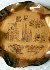 Piatto torta ceramica ricordo