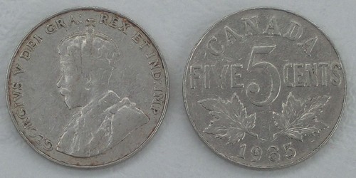 Canada cents moneta corso - moneta,