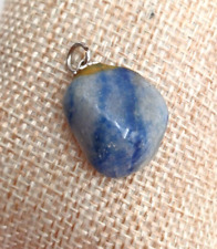 QUARZITE BLU CIONDOLO CRISTALLO TERAPIA - PIETRA NATURALE