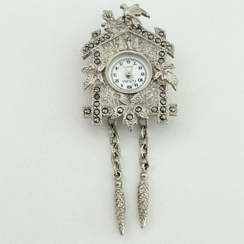 Spilla orologio cucù - spilla,