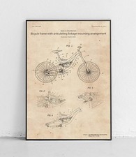 Brevetto bicicletta poster