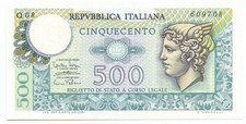 500 LIRE BIGLIETTO DI STATO