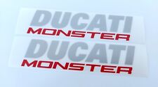 COPPIA ADESIVI  ADESIVO DUCATI MONSTER 797 821 1200  PER SERBATOIO 14 CM. TOP