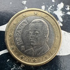 Moneta da 1 euro Spagna 2007