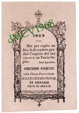 Comunione Pasquale 1869 chiesa
