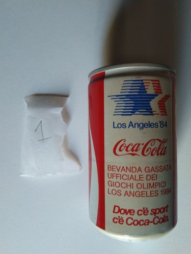 Lattina coca cola - cola, olimpiadi